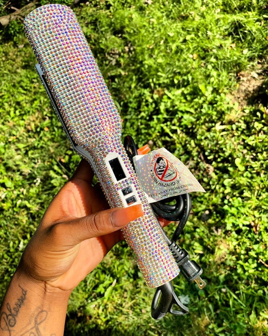 BEDAZZLED FLAT IRON